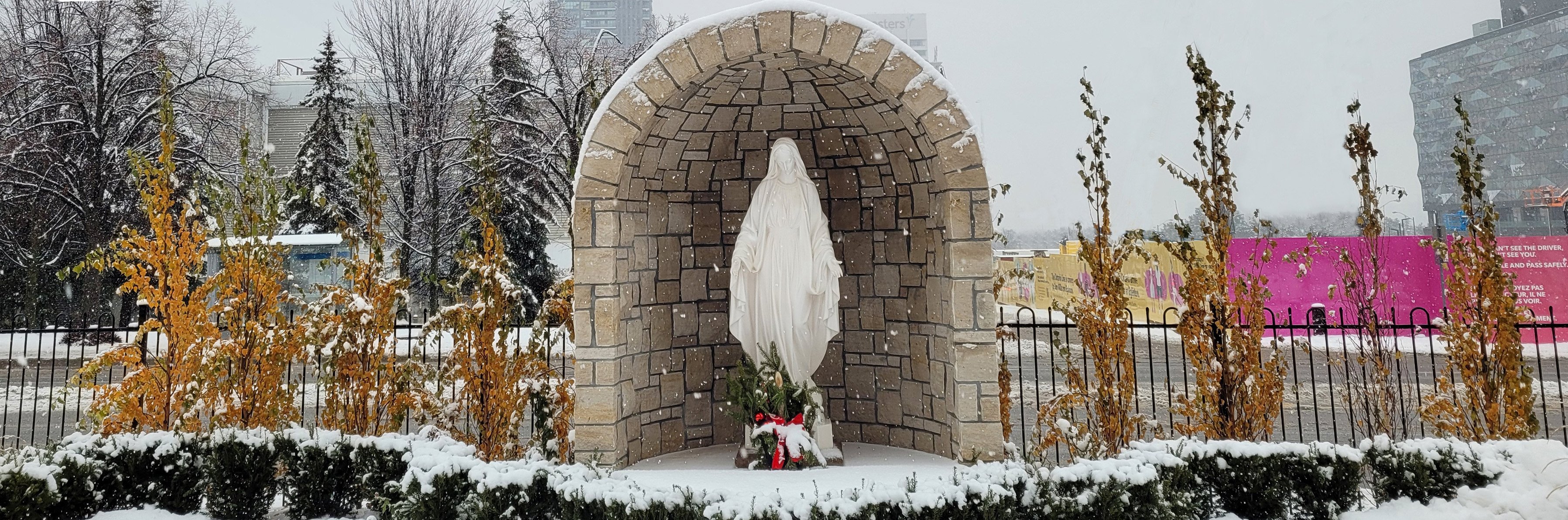 Marian Shrine Winter